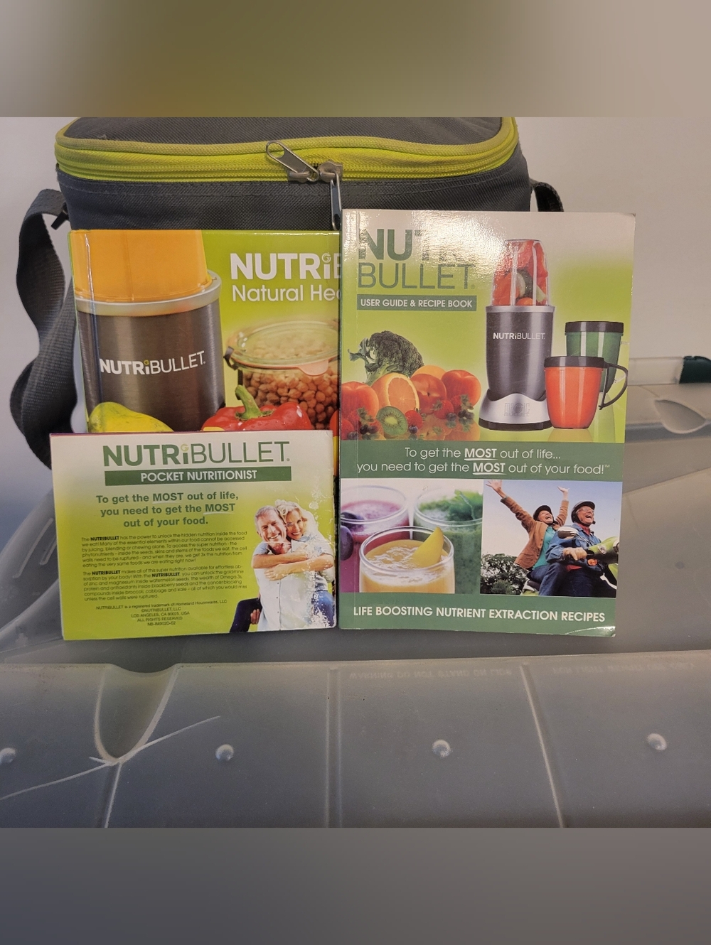 NutriBullet Personal Blender Set - Gray with Lime Accents - Picture 2 of 3